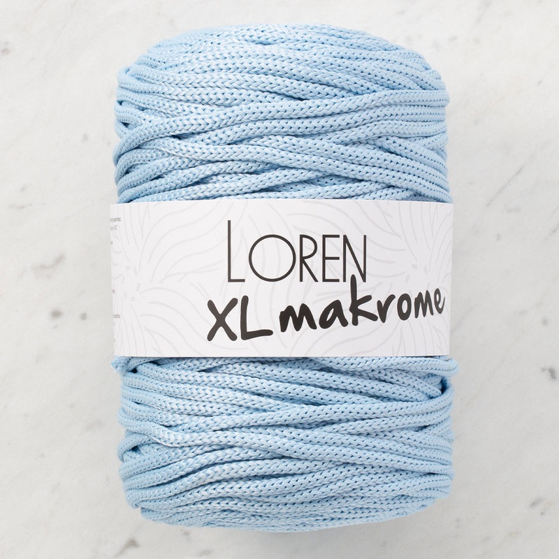 Loren XL Makrome Cord, Baby Blue – R051