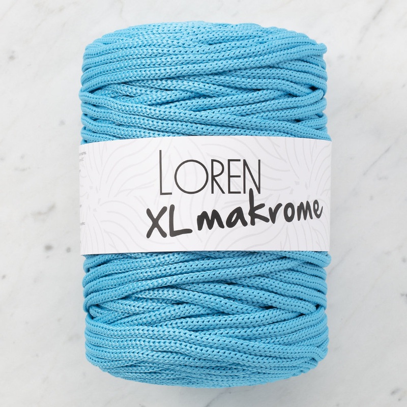 Loren XL Makrome Cord, Blue – R052