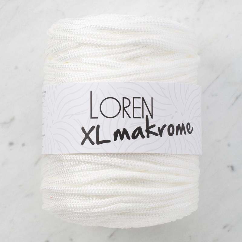 Loren XL Makrome Cord, Cream – R038