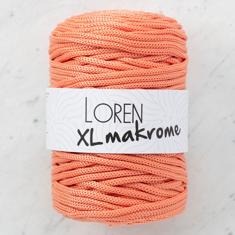 Loren XL Makrome Cord, Orange – R046