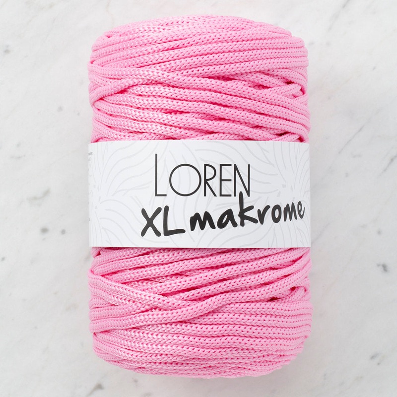 Loren XL Makrome Cord, Pink – R047