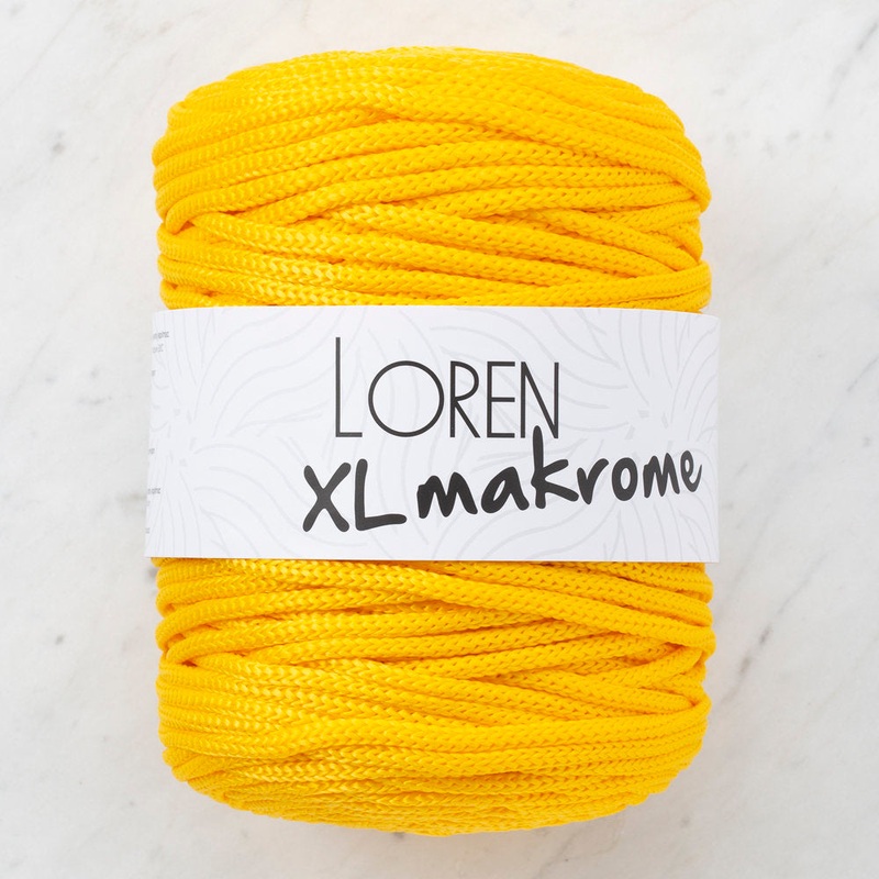 Loren XL Makrome Cord, Yellow – R002