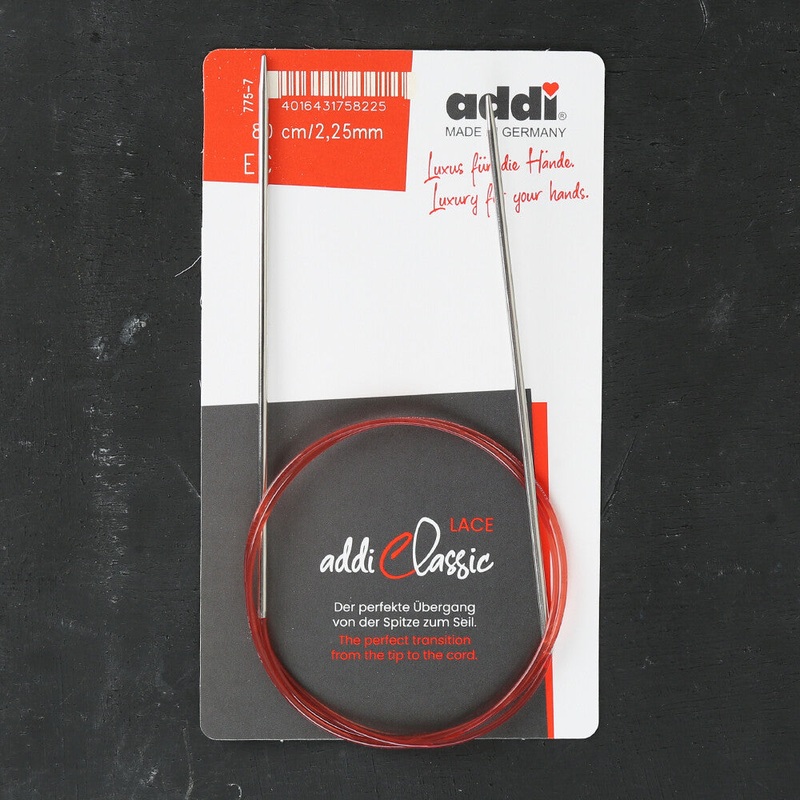 Addi 2.25mm 80cm Lace Circular Knitting Needles – 775-7