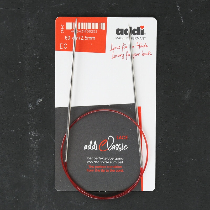 Addi 2.5mm 60cm Lace Circular Knitting Needles – 775-7