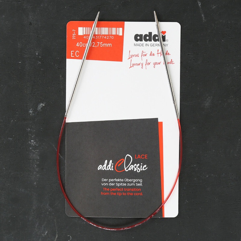 Addi 2.75mm 40cm Lace Circular Knitting Needles – 775-7
