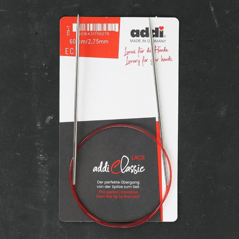 Addi 2.75mm 60cm Lace Circular Knitting Needles – 775-7