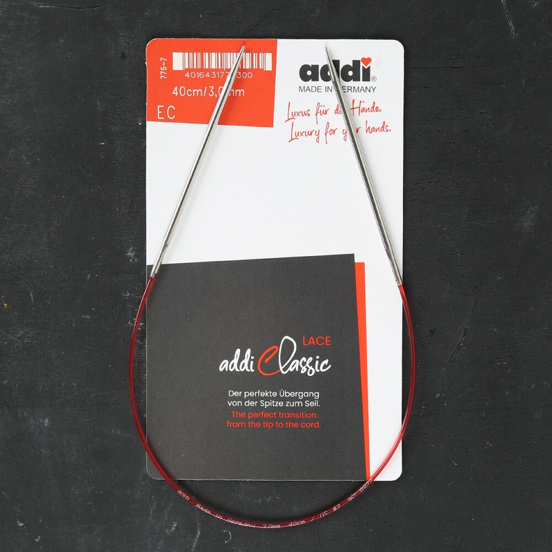 Addi 3mm 40cm Lace Circular Knitting Needles – 775-7