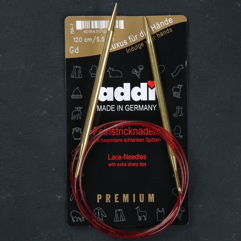 Addi 5.5mm 120cm Lace Circular Knitting Needles – 755-7