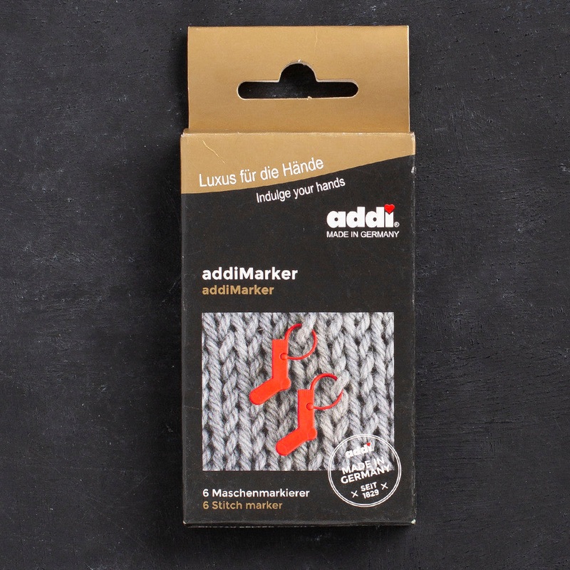 Addi 6 pcs Sock Shape Stitch Marker – 408-2