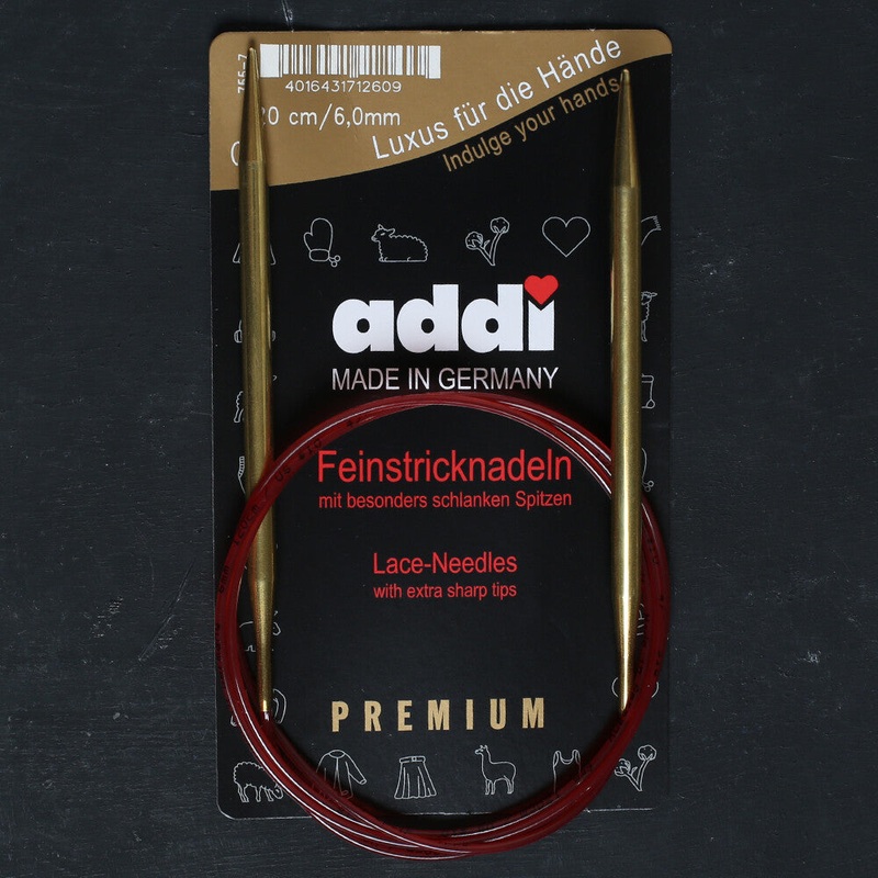 Addi 6mm 120cm Lace Circular Knitting Needles – 755-7