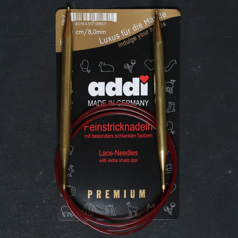 Addi 8mm 120cm Lace Circular Knitting Needles – 755-7