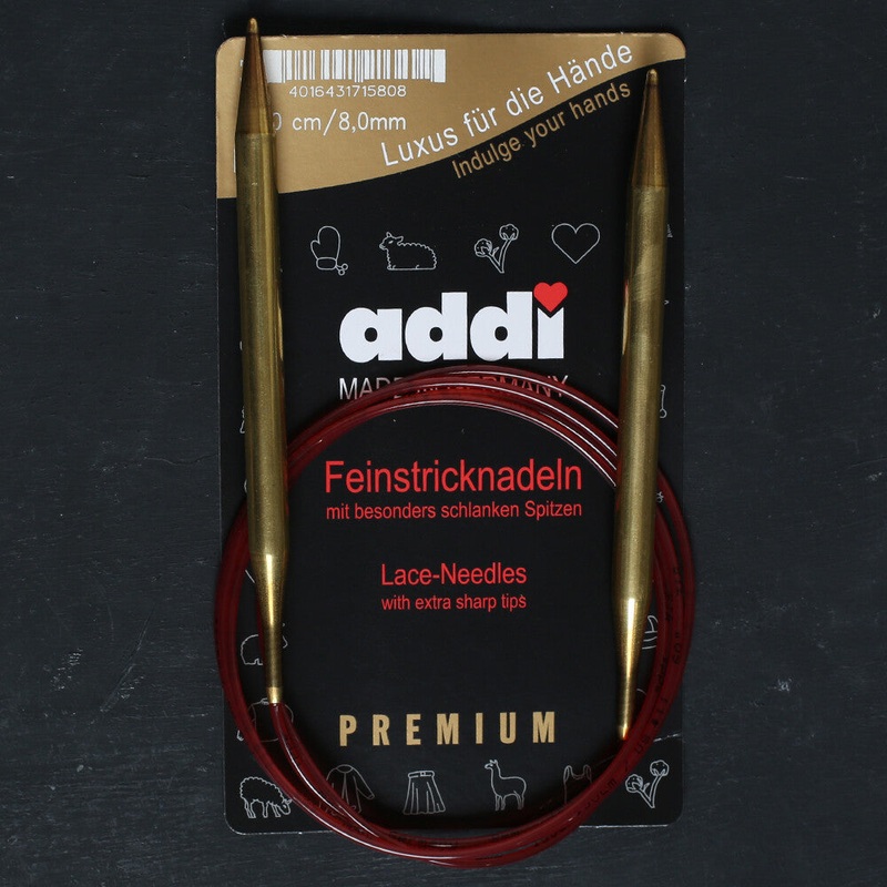 Addi 8mm 150cm Lace Circular Knitting Needles – 755-7