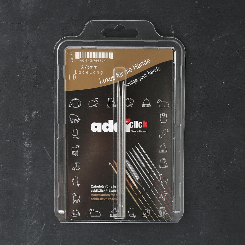 Addi Click Lace Long 3.75 mm Knitting Needle Tips – 766-7