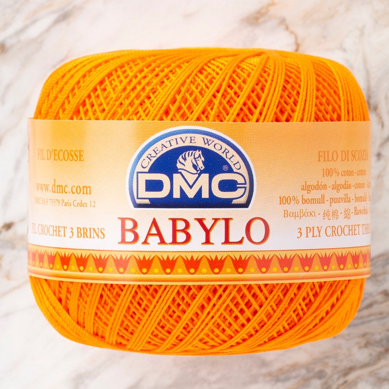 Dmc Babylo 50gr Turuncu Merserize Dantel ve A plii No:10 – 3375