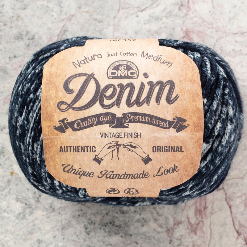 DMC Natura Denim Yarn, Stone Washed Blue – 17