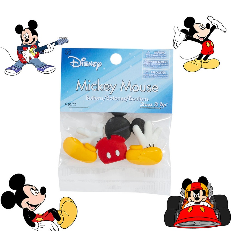 Dress It Up Creative Button Assortment, Mickey Mouse – 7720