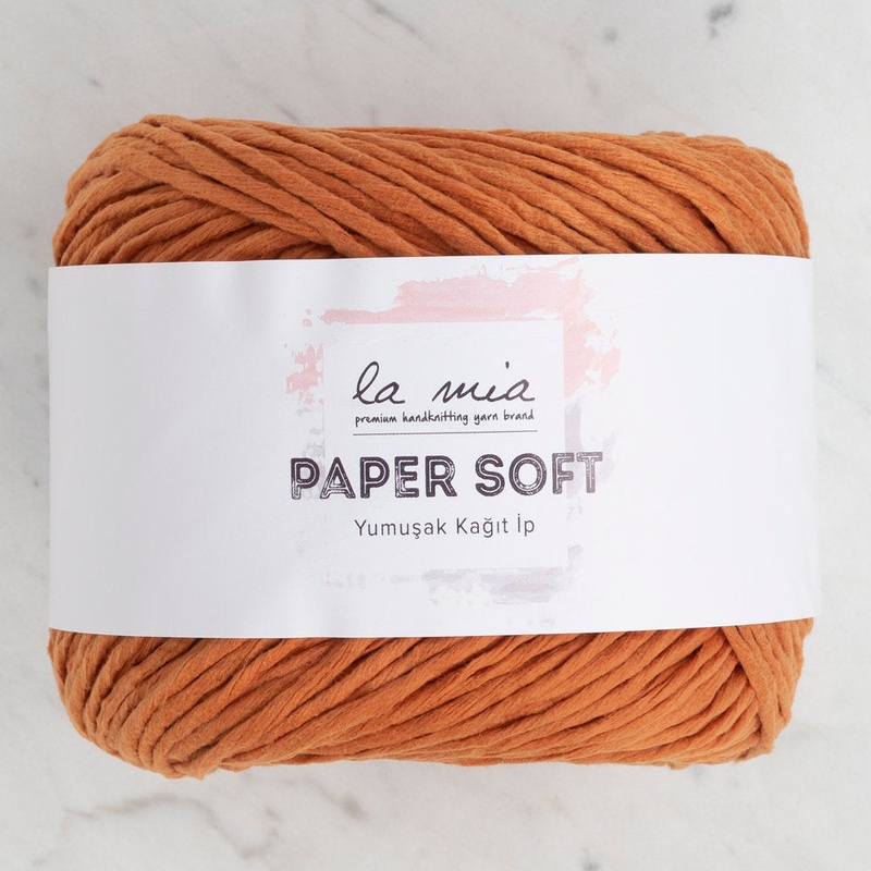 La Mia Paper Soft Yarn, Brown – L005