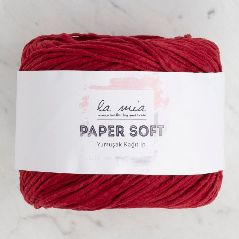 La Mia Paper Soft Yarn, Claret – L065