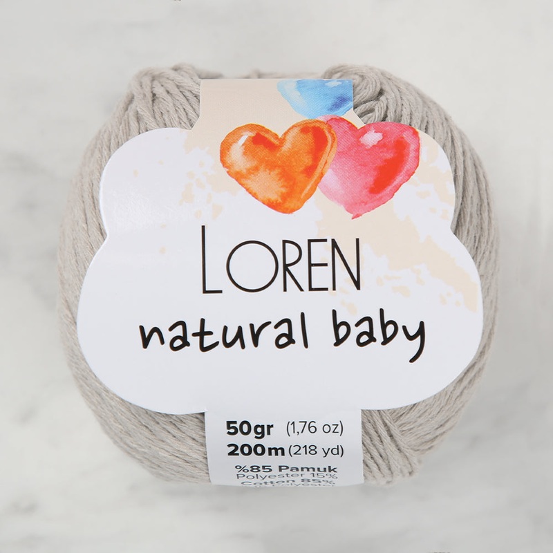 Loren Natural Baby Yarn, Green – R089