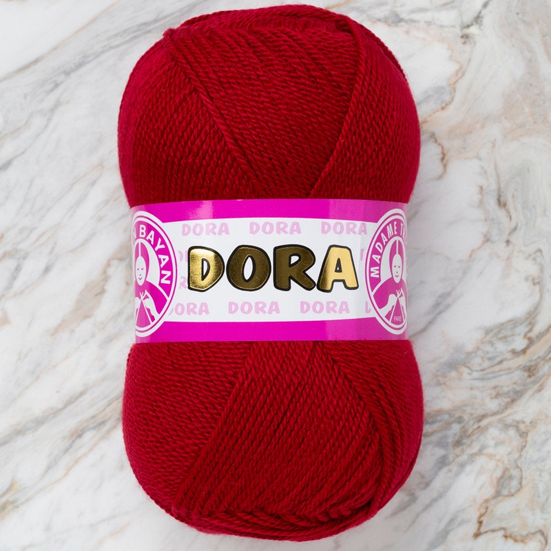 Madame Tricote Paris Dora Yarn, Red – 034
