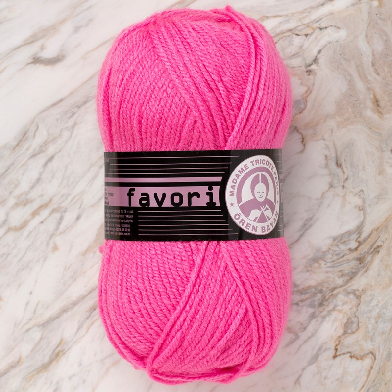 Madame Tricote Paris Favori Knitting Yarn, Pink – 042