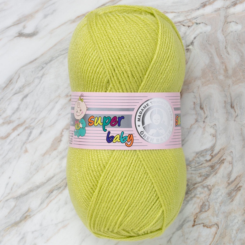 Madame Tricote Paris Super Baby Knitting Yarn, Green – 064