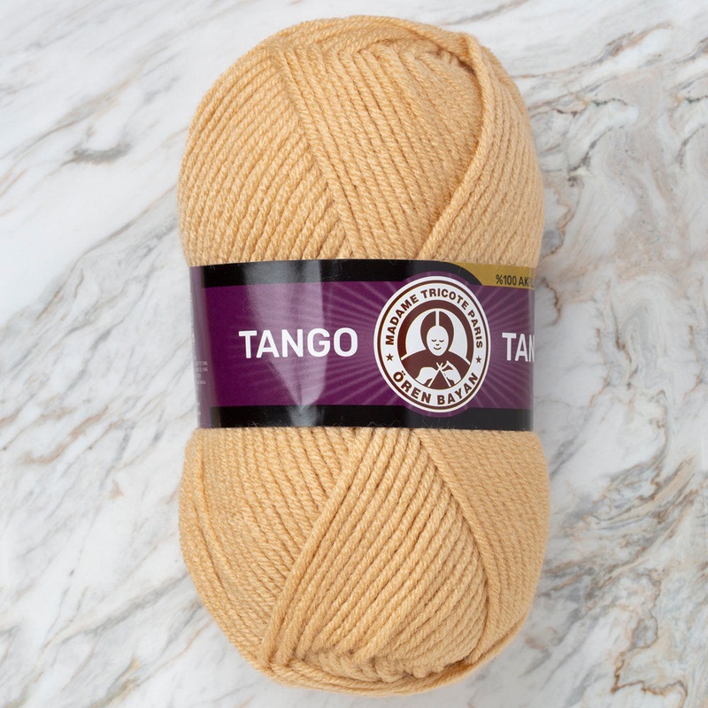 Madame Tricote Paris Tango/Tanja Knitting Yarn, Beige – 114