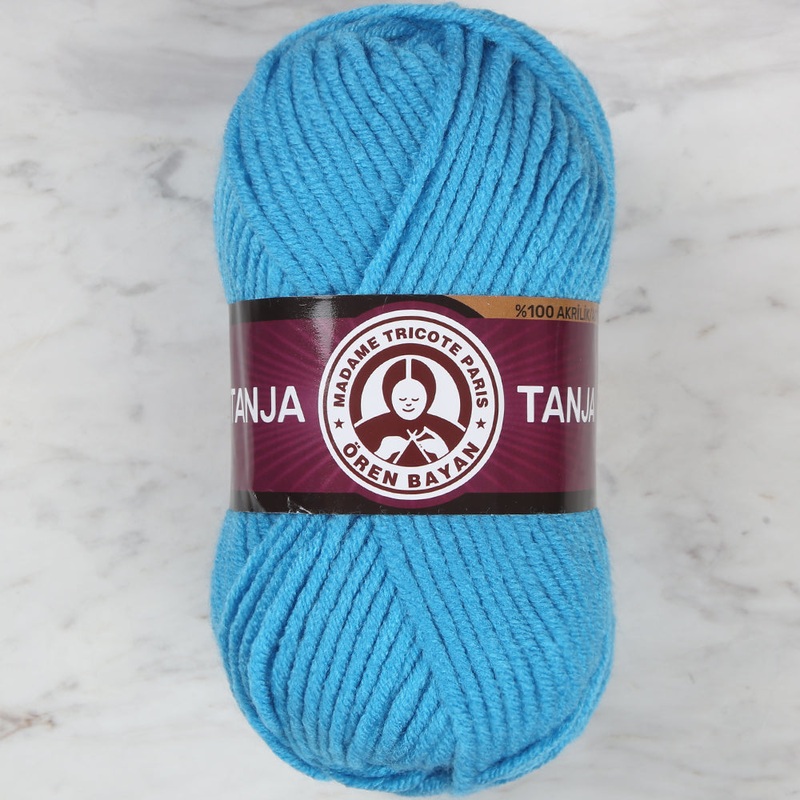 Madame Tricote Paris Tango/Tanja Knitting Yarn, Blue – 025