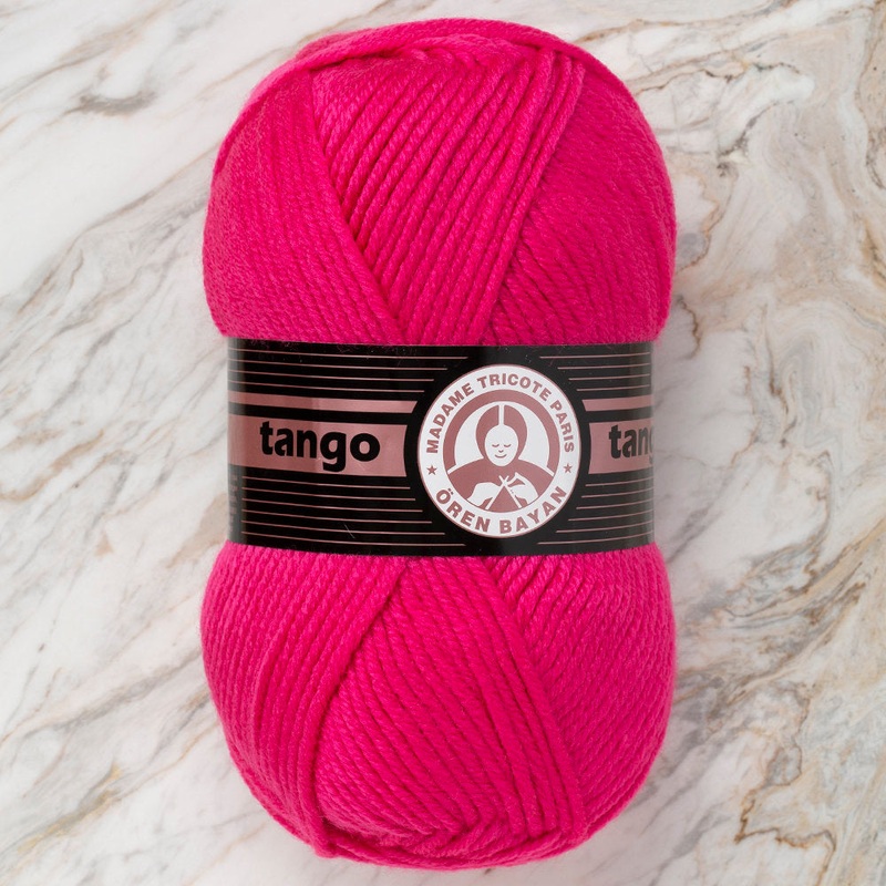 Madame Tricote Paris Tango/Tanja Knitting Yarn, Dark Pink  – 044