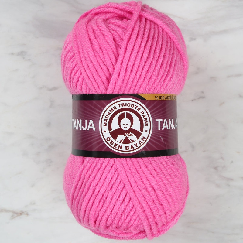 Madame Tricote Paris Tango/Tanja Knitting Yarn, Pink – 042