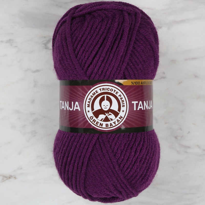 Madame Tricote Paris Tango/Tanja Knitting Yarn, Purple – 043