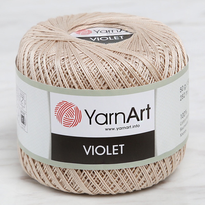 YarnArt Violet Yarn, Beige – 4660