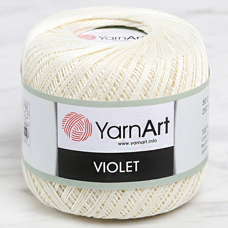 YarnArt Violet Yarn, Cream – 326
