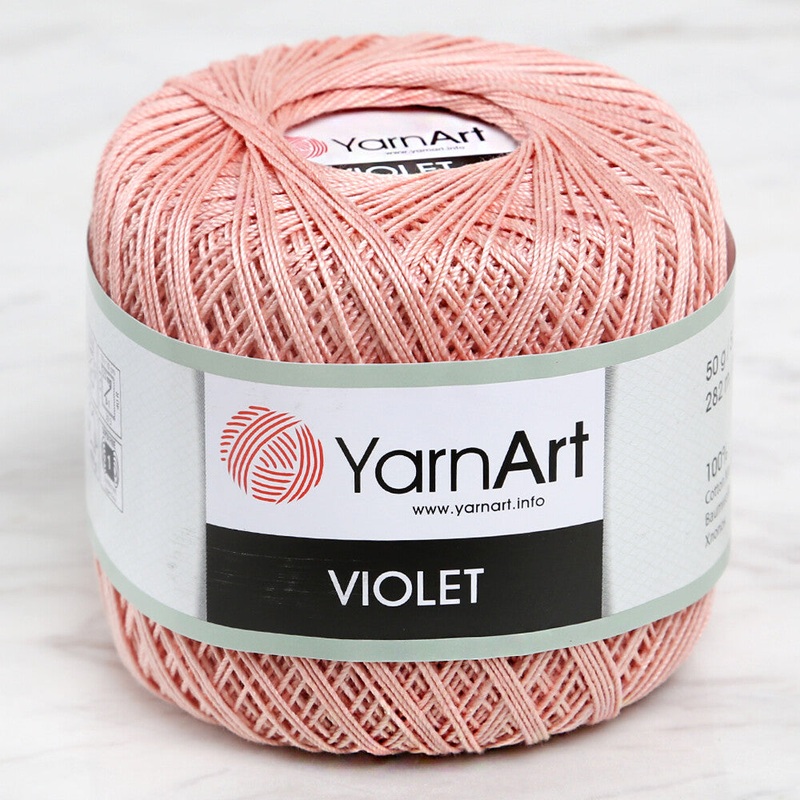 YarnArt Violet Yarn, Light Pink – 4105