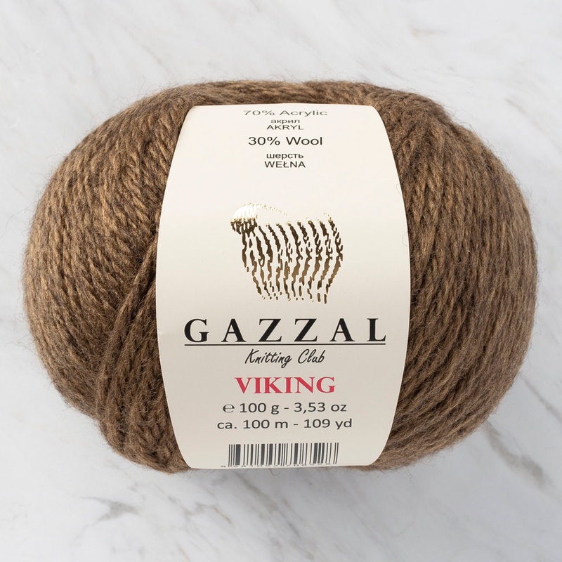 Gazzal Viking Yarn, Brown – C4002