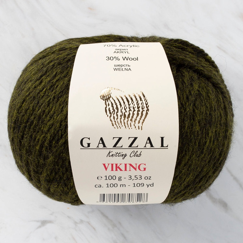 Gazzal Viking Yarn, Dark Green – C4010