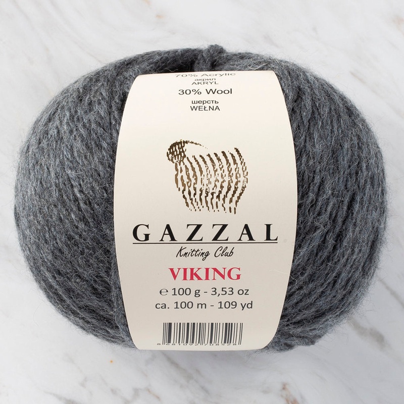 Gazzal Viking Yarn, Grey – C4016