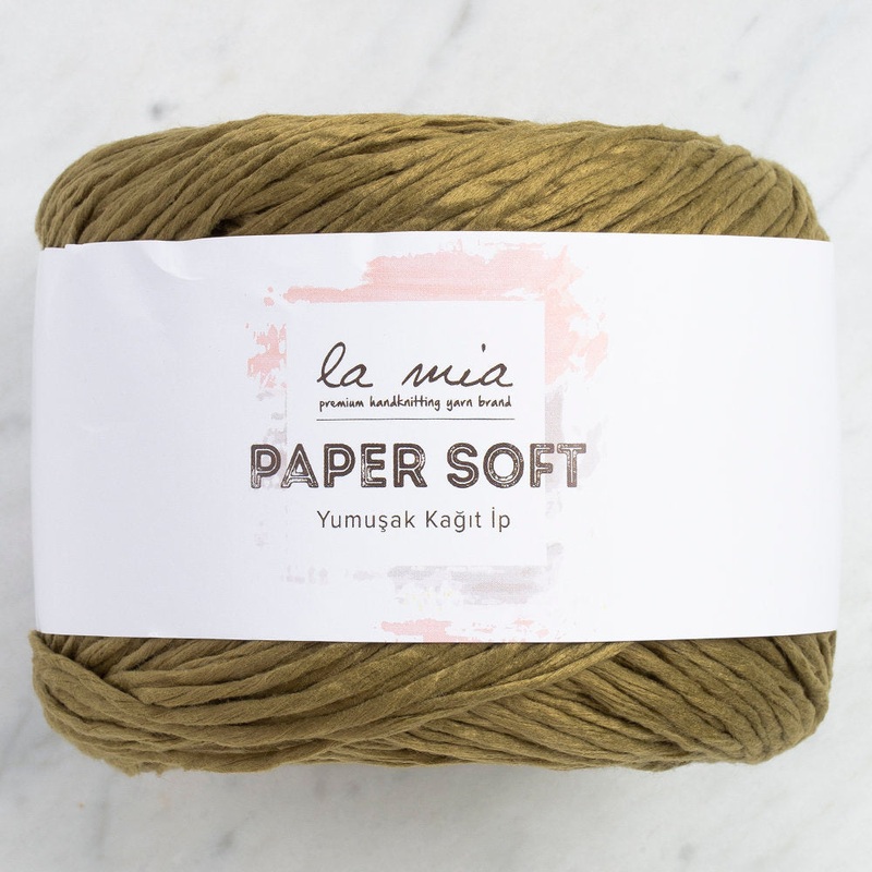 La Mia Paper Soft Yarn, Reseda Green – L210