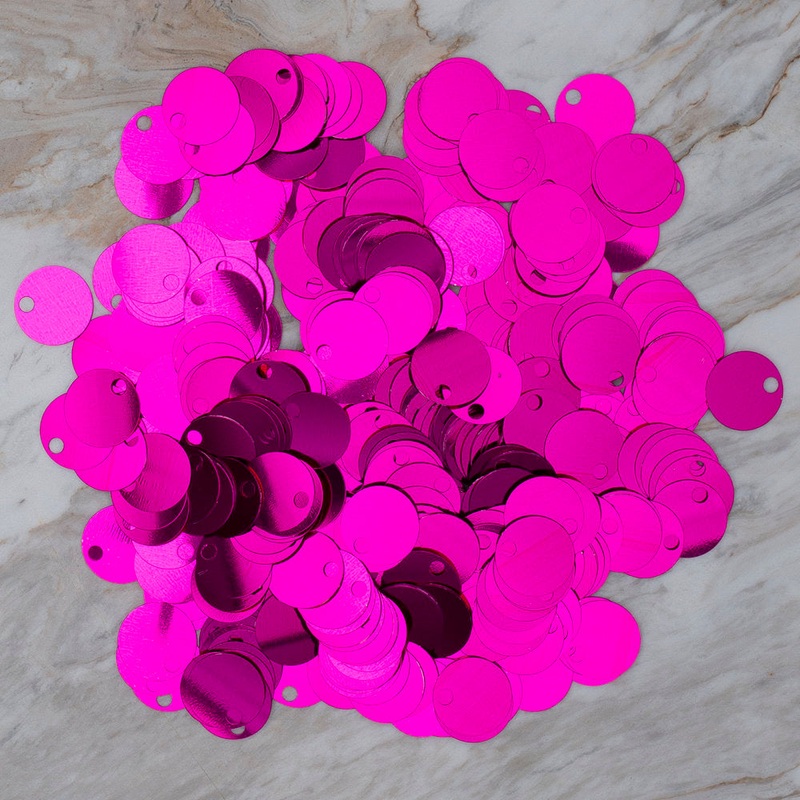 Loren 20 mm Large Sequin, Fuchsia – R-115