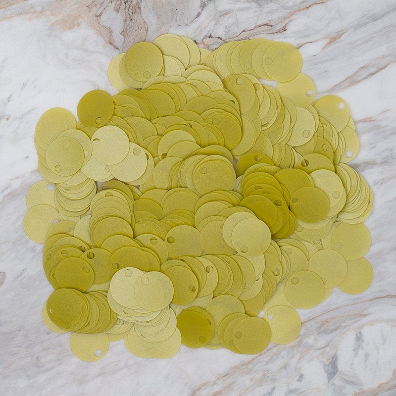 Loren 20 mm Large Sequin, Light Green – R-254
