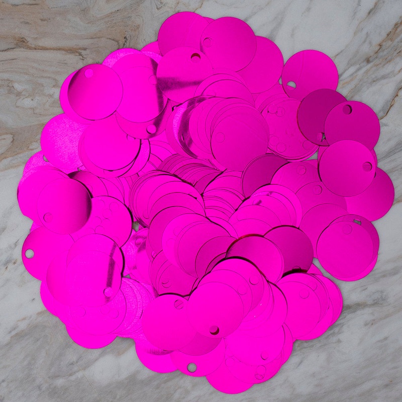 Loren 30 mm Large Sequin, Fuchsia – R-115