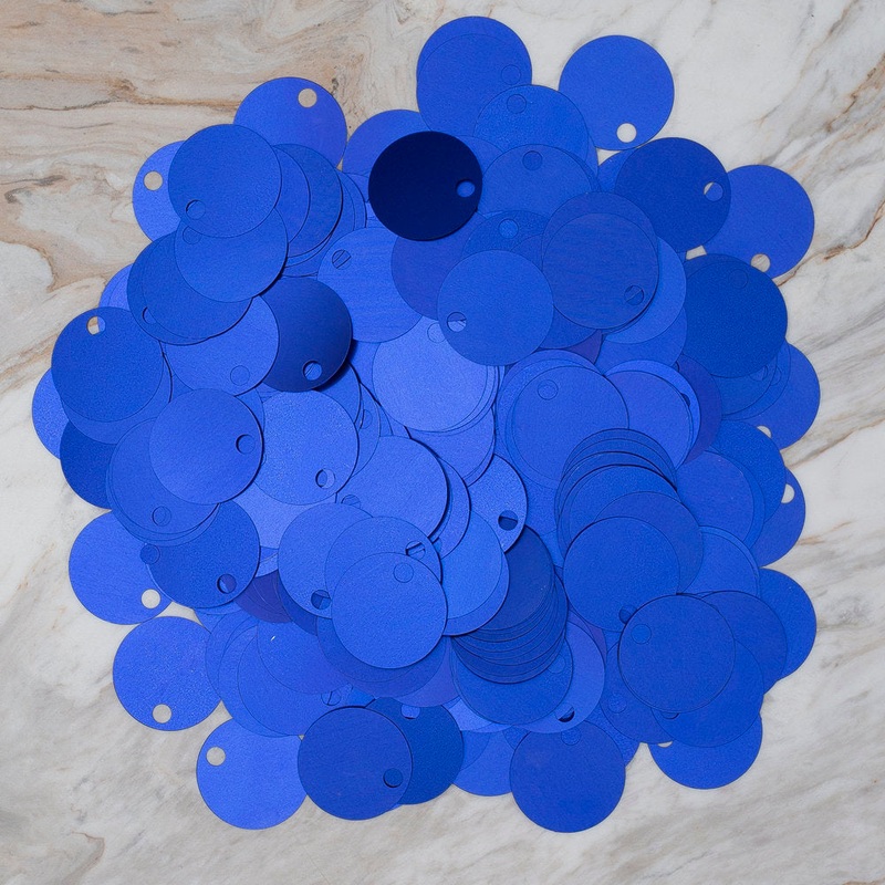 Loren 30 mm Large Sequin, Navy Blue – R-105