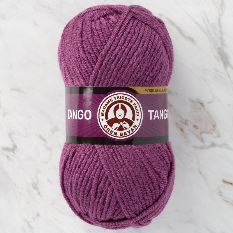 Madame Tricote Paris Tango/Tanja Knitting Yarn, Purple – 104