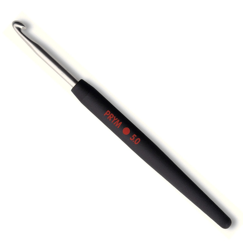 Prym 3.5 mm 14 Cm Aluminium Crochet Hook For wool with Soft Handle – 195175