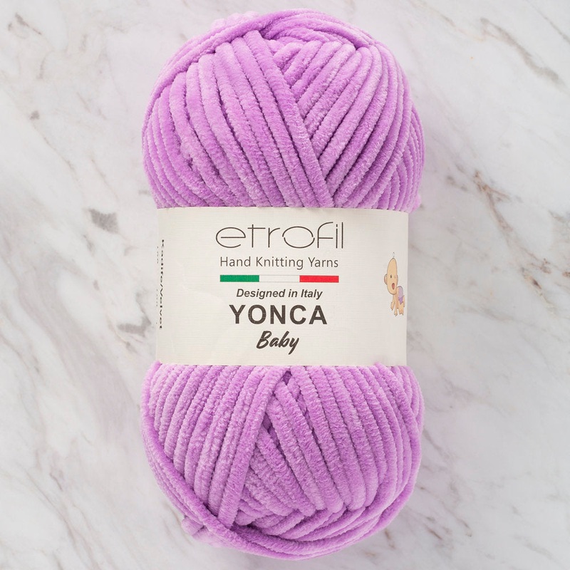 Etrofil Yonca Chenille Yarn, Lilac – 70607
