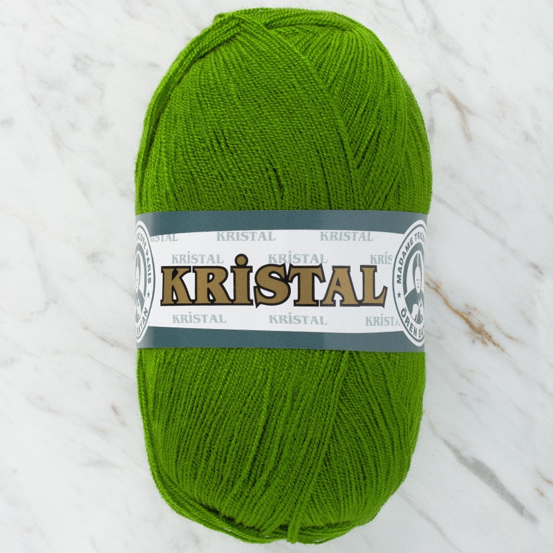 Madame Tricote Paris Kristal Yarn, Green – 087