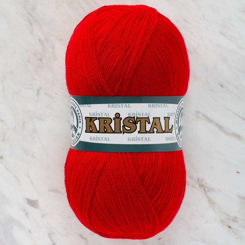 Madame Tricote Paris Kristal Yarn, Red – 033