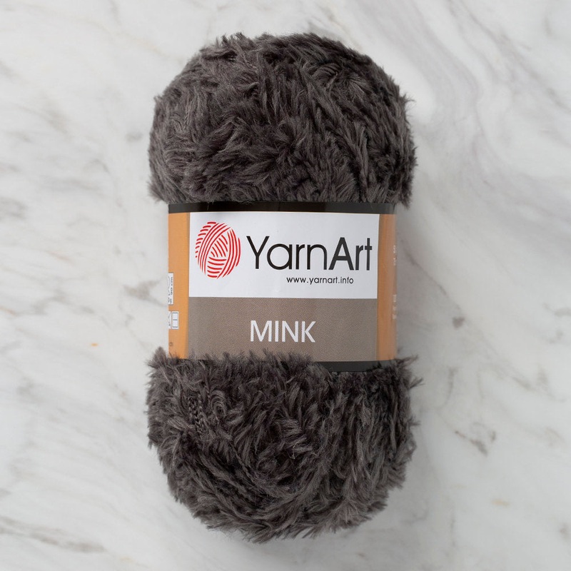 YarnArt Mink 50gr Fluffy Yarn, Reseda Green – 343