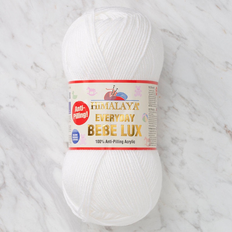 Himalaya Everyday Bebe Lux Yarn, White – 70401