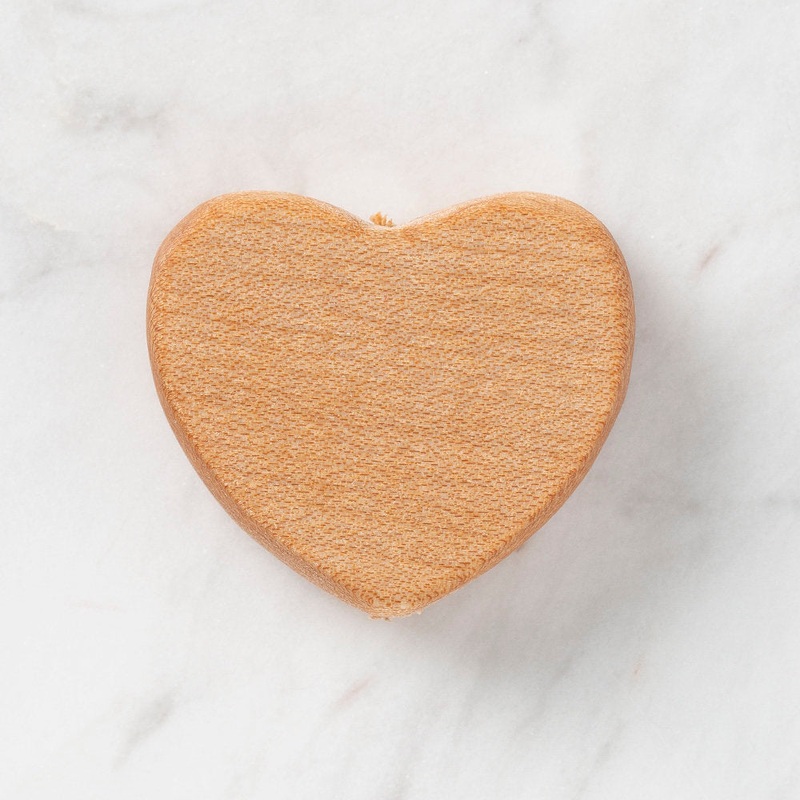 Hobi Baby Heart Shaped Organic Wooden Bead – FB004